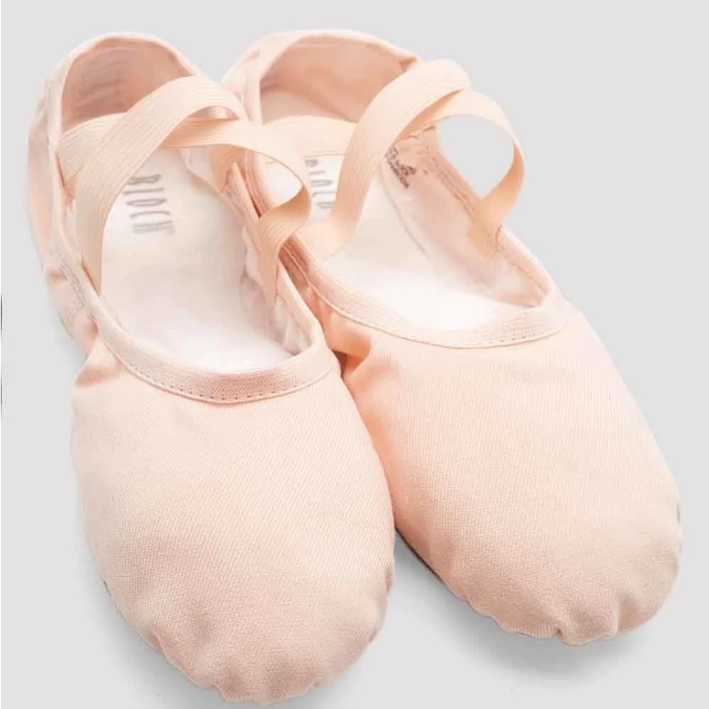 Bloch Pink Ballet Slippers Sz 8 B